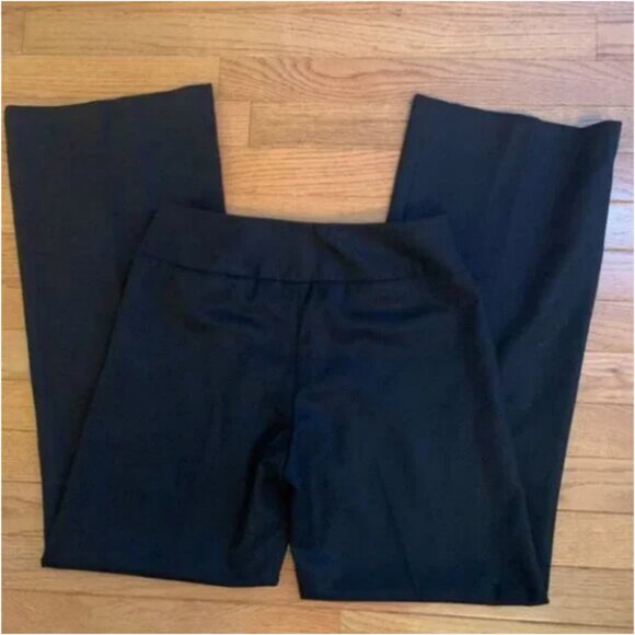 Milly Women's Wool Wide Leg Black Pants Size 2 - Picture 2 of 7